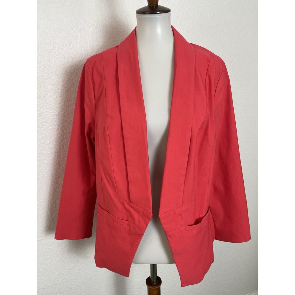 Torrid Blazer Jacket Women 2‎ Single Breast Open Front